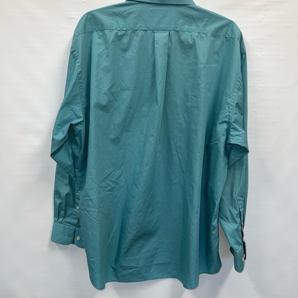 Chereskin Shirt Mens Extra Large Blue Long Sleeve Cotton Blend Single Needle - Picture 2 of 15